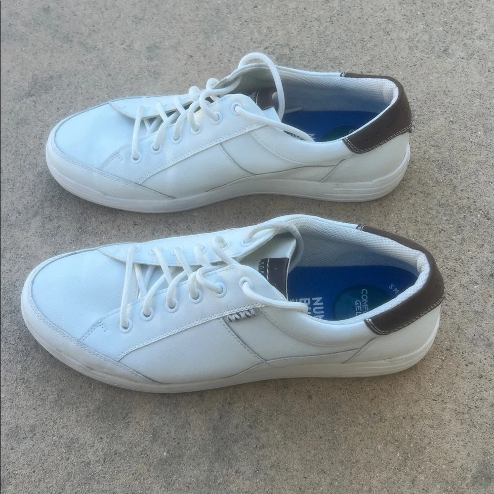NUNN BUSH Kore City Walk Lace up Men's White Sneakers Size 10